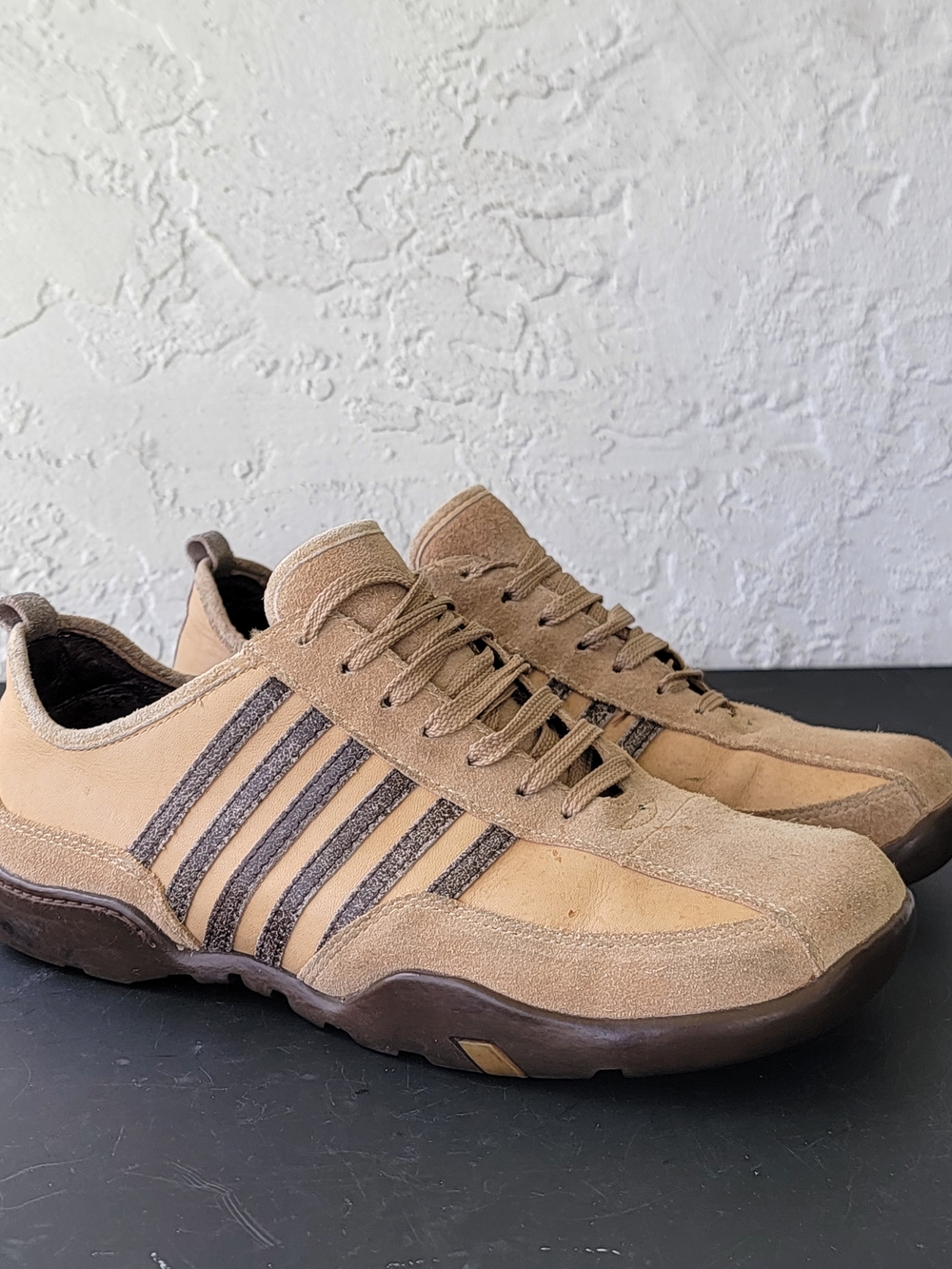 STEVE MADDEN Styxx Vintage Y2K Rare Mens Leather Casual Shoes Size 8.5